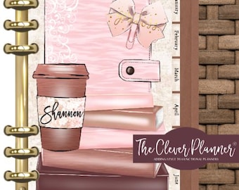 12 Month Planner Divider Tab Set + Personalized Dashboard | PM MM GM Agendas, Personal Planners, Personal Wide, A5