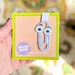 Microsoft Clippy Magnetic Bookmark with Holographic Laminate - Perfect for Millennial Book Lovers, Nostalgic Bookmark