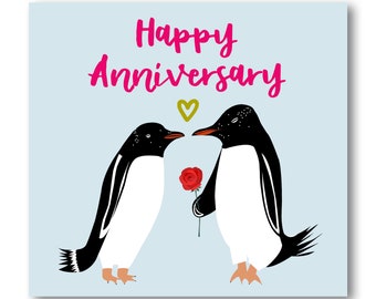 husband Penguin Love Poster//Gift for wife couple with names//Personalised Romantic Valentines Day poster//You are my penguin//US Letter Size