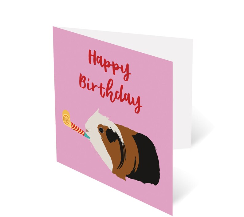 Carte De Joyeux Anniversaire De Cochon Dinde Carte Etsy