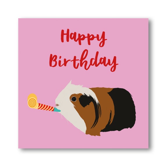 Carte Danniversaire De Joyeux Cochon Dinde Carte Etsy