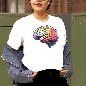 Neurospicy Not Broken Shirt – Empowering Mental Health Awareness Crewneck Tee for Neurodivergent Traits, Autism ADHD Support Gift
