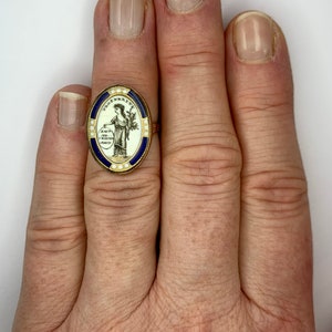 A Georgian Mourning Ring Circa 1790’s