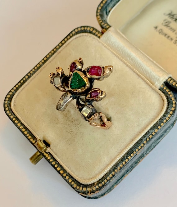 A Wonderful Georgian Rococo Giardinetti Ring Circ… - image 3