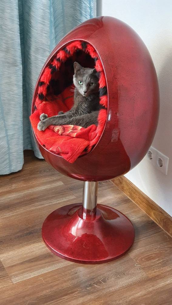 Egg Chair Pet Bed Cat Tower or Cat House Etsy UK