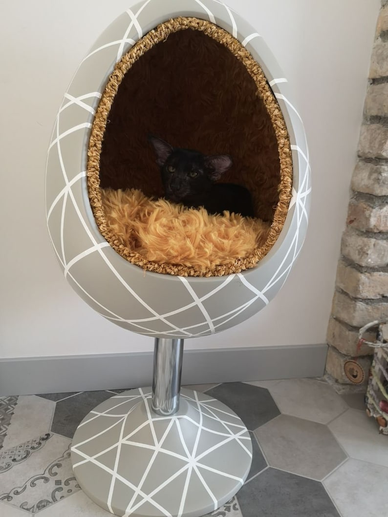 Egg chair pet bed cat tower or cat house Etsy