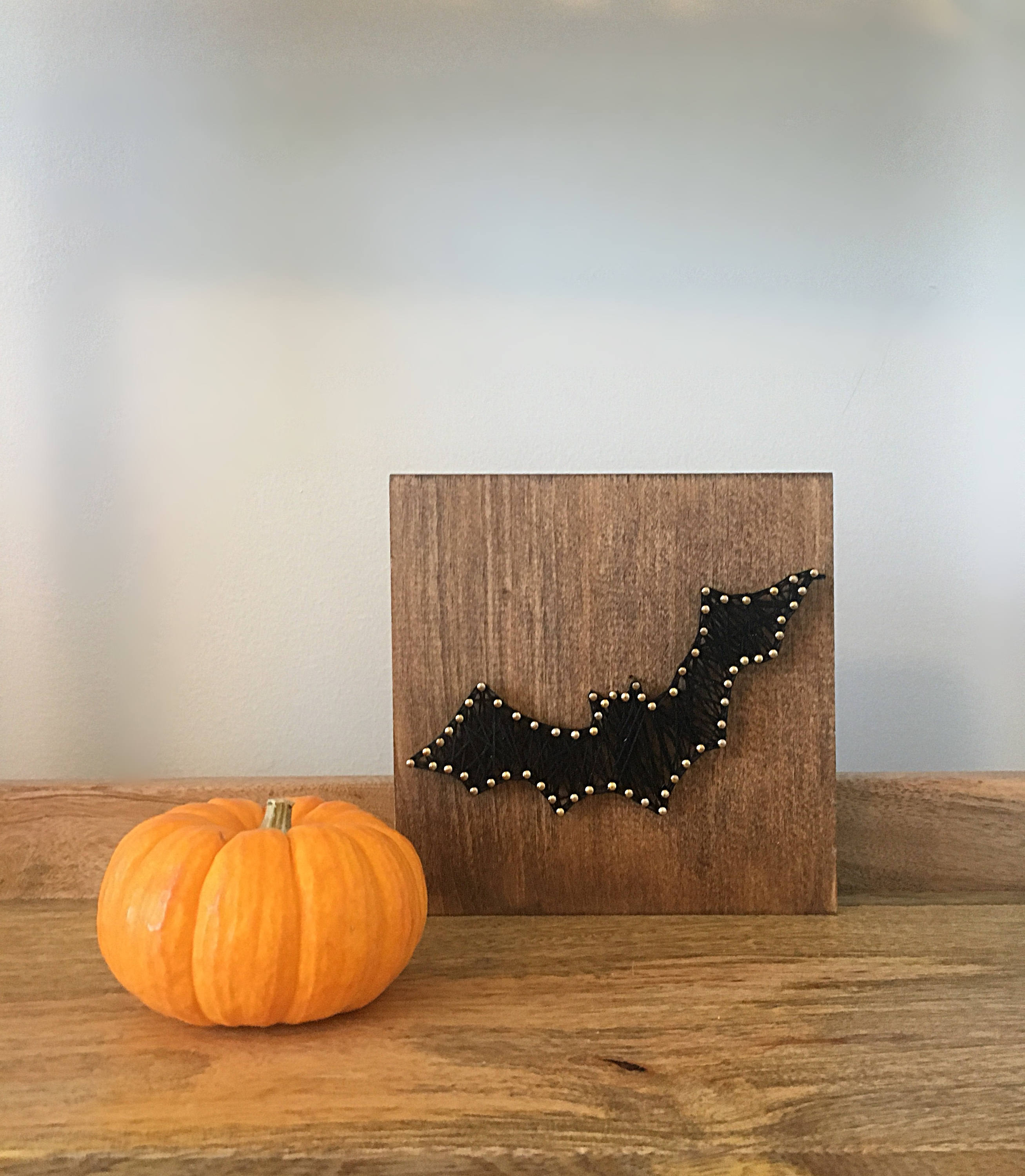 Bat String Art Halloween decor Halloween Bat string art Etsy