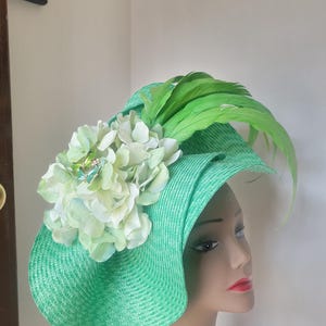 Green Fascinator