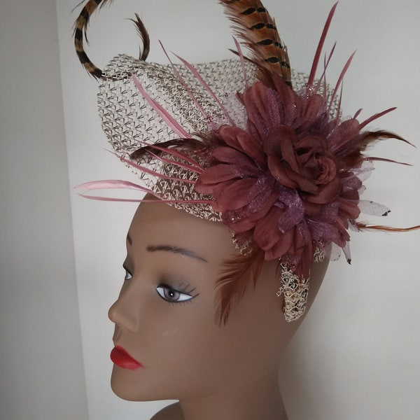 Brown Fascinators Etsy