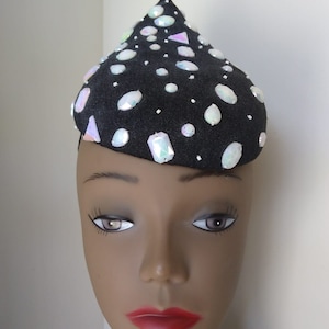 Beaded Fascinator Hat, Party, Semi Formal Occasion, Dress Up Date Night, Church, Wedding