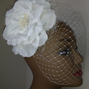 Bridal Headpiece, Church Wedding, Garden Wedding, Beach Wedding, Civil Wedding