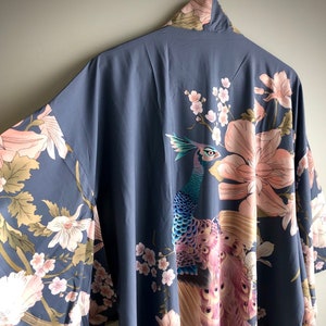 Boho kimono Kimono Dragon AT-188 Bridesmaid robes Long silk kimono robe Vintage silk kimono Dressing gown christmas gift Bridal Robe