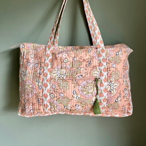 Gesteppte Reisetasche, neue Mutter Baumwolltasche, Overnight Taschen, Baby Tasche, Schultertasche für sie, Krankenhaustasche, Duffel Taschen für sie, Handgemachte Tasche