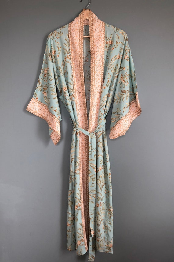 cotton kimono style dressing gown