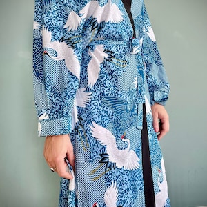 Peignoir kimono, robe de chambre, tenues de plage, vêtements de détente, peignoir bohème, robe de chambre femme, peignoir de bain femme, kimono, peignoir de bain, vêtements de plage