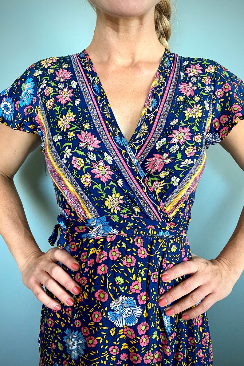 floaty wrap dress