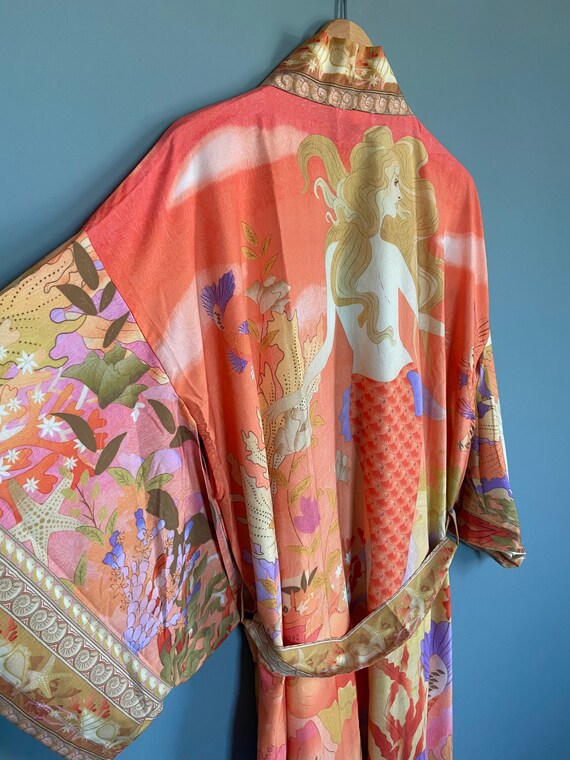 long kimono dressing gown