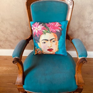 Frida Khalo cushion cover,  Gift For Her