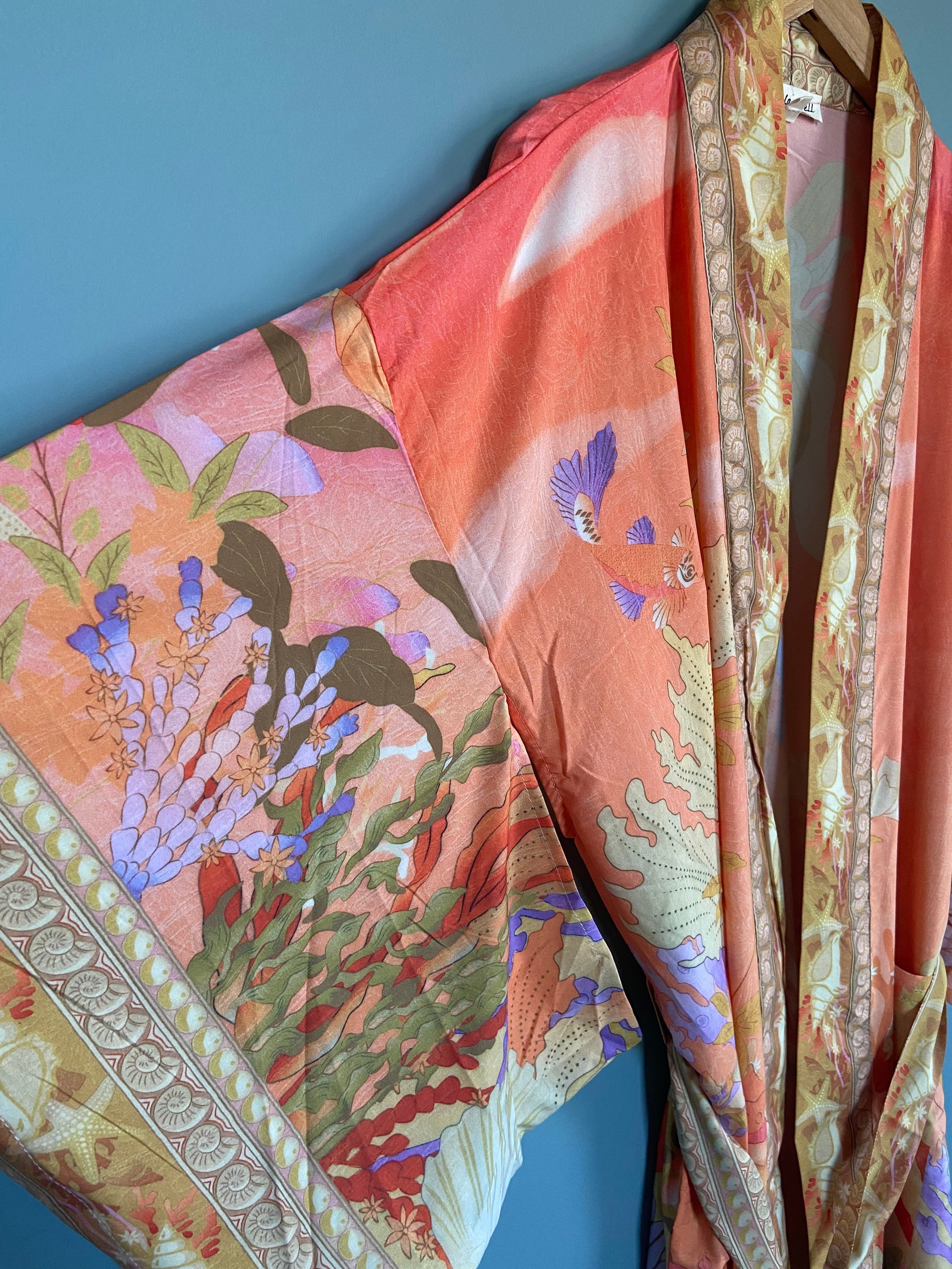 Robe Kimono Robe de chambre style vintage Design Etsy