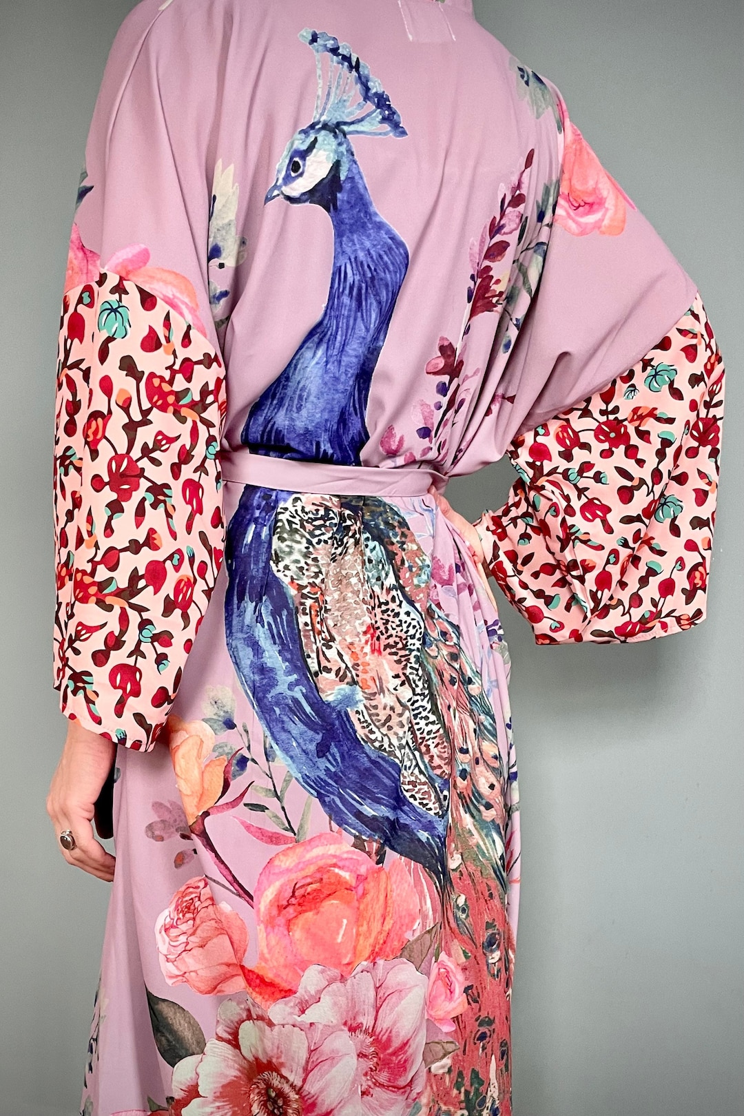 Kimono Robe, Dressing Gown, Beach Cover Up, Kimono Robe, Boho Robe