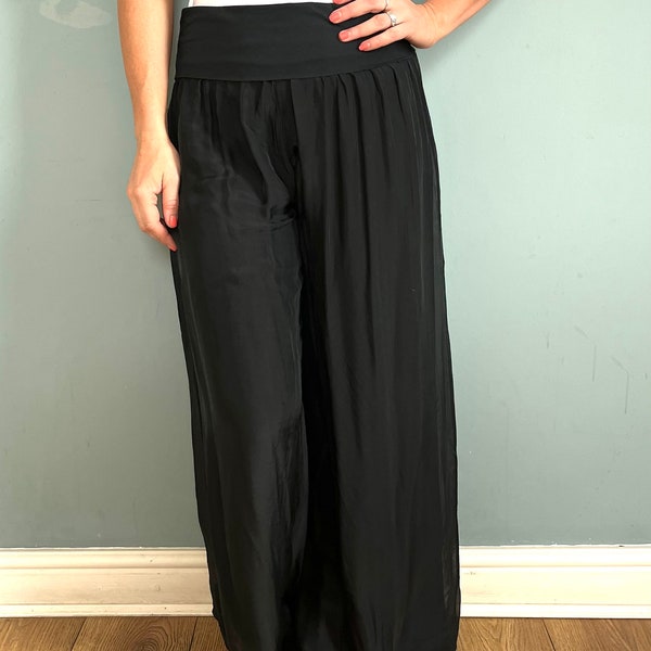RECYCLED SILK HAREM TROUSERS main image 0