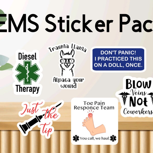 Funny Ems Stickers Etsy