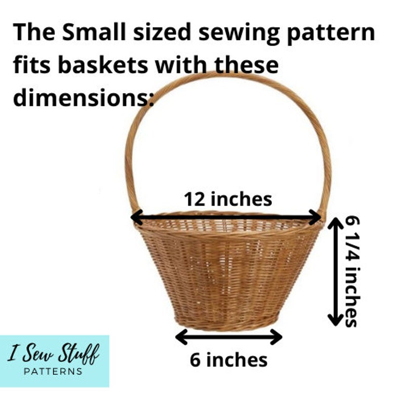 Printable SEWING PATTERN Reversible Easter Basket Fabric Liners PDF ...