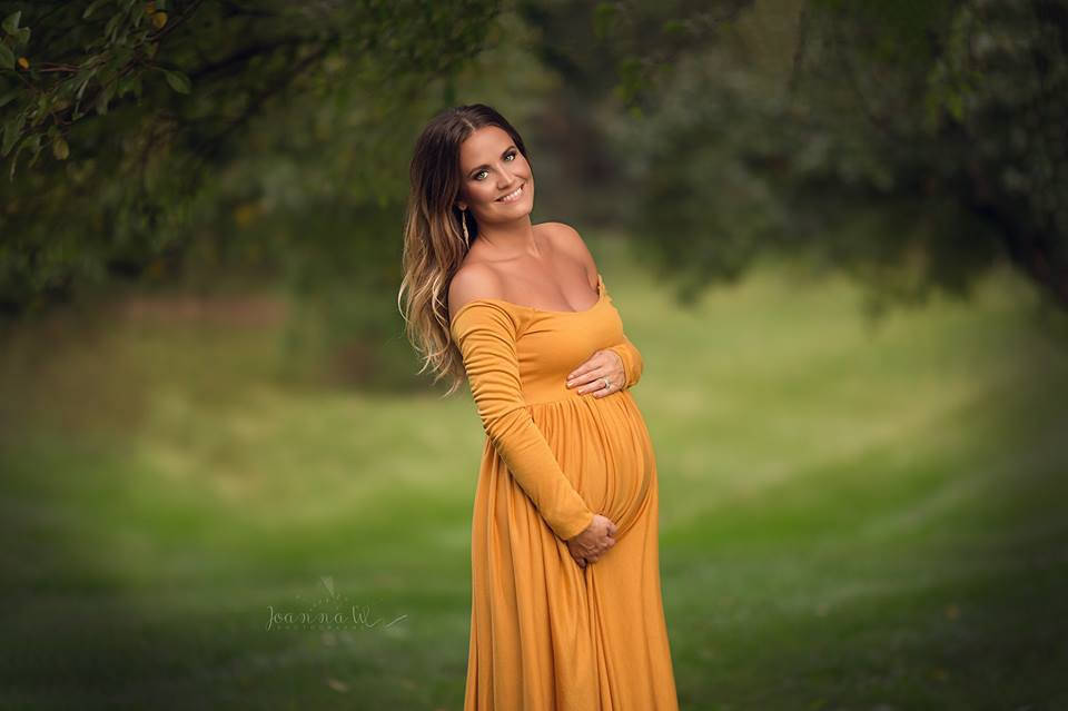 Maternity Dress Long Sleeve Gown Maternity Gown For Photo Etsy