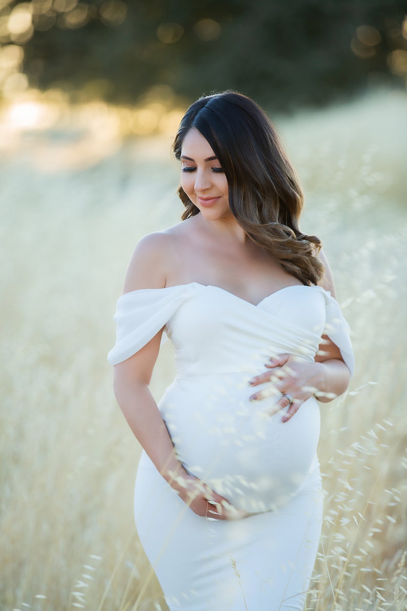 pregnant mermaid wedding dress
