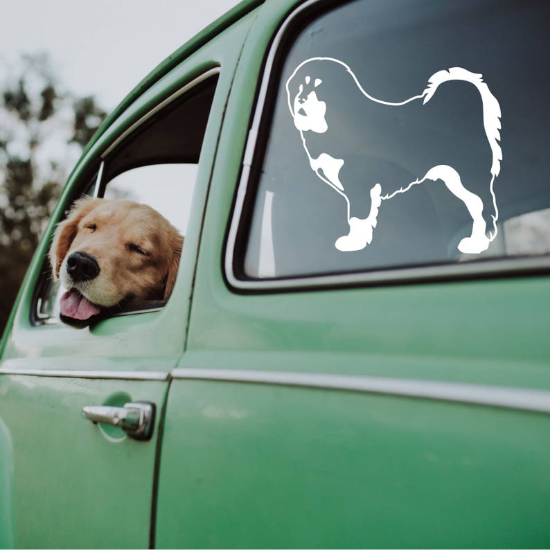 Tibetan Mastiff Sticker Pet Accessories Laptop Decal Car Decal Dog Dog Sticker Tibetan Mastiff Decal Vinyl Dog Decal