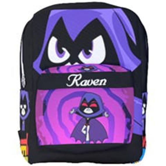 Teen Titans Raven 18 x 17 Backpack Etsy