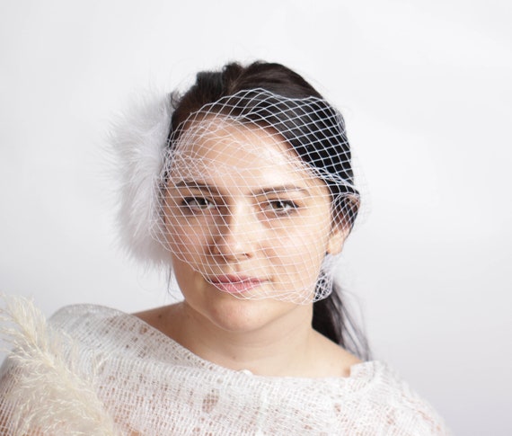 Fascinator Di Piume Cappelli Da Sposa Parrucchino Di Velo A Gabbia Uccelli Fatto A Mano Con Fiori La Festa Di Nozze Da 11,32 € | DHgate