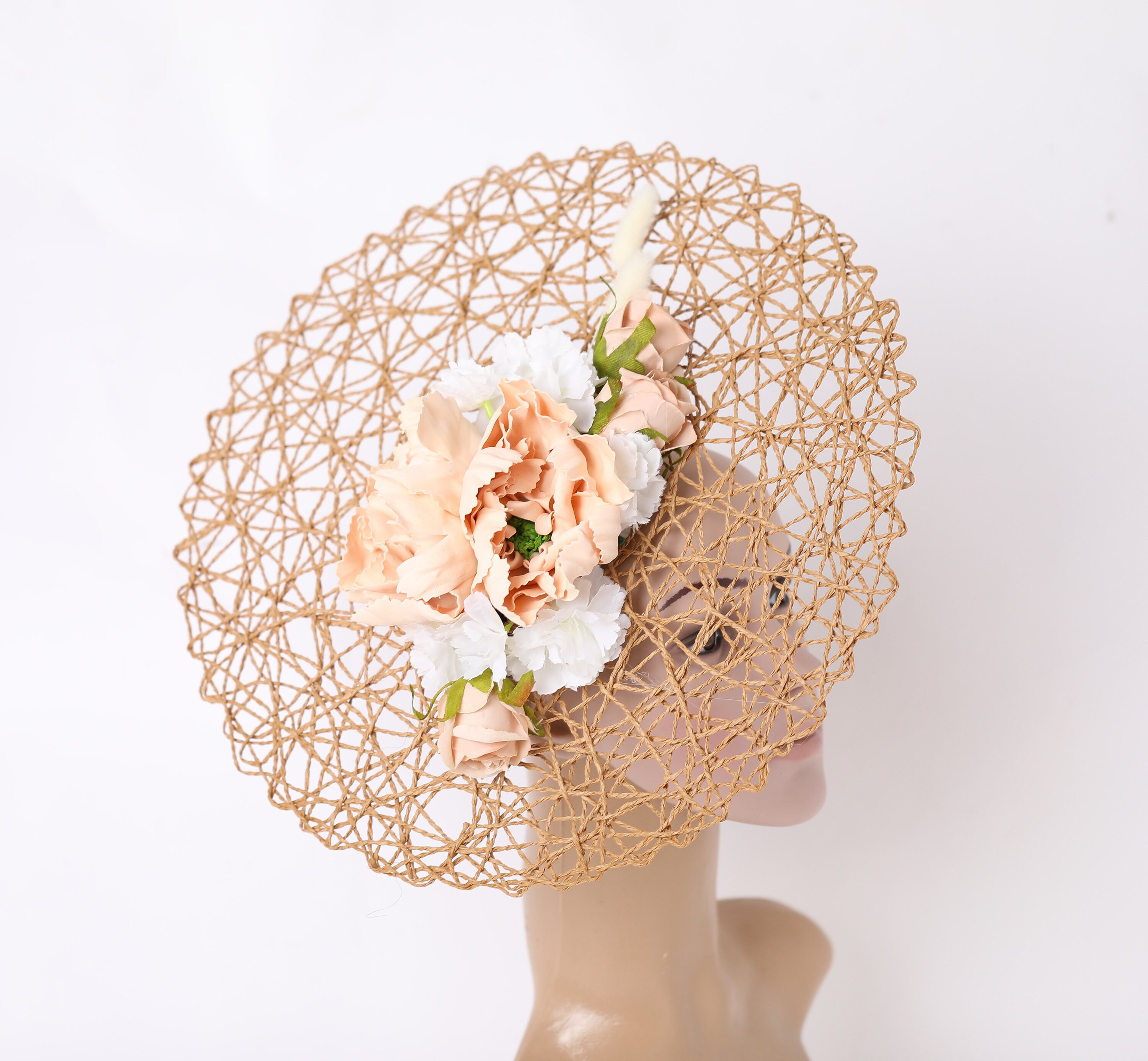 DS Dubbo Raw Beige Straw Hat F25 main image 1