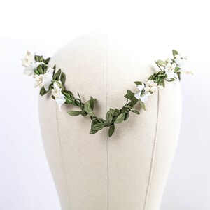 Elvish flower crown, elf headpiece, leaf fairy crown, elf crown, woodland elven crown, elven circlet, elf tiara, elven fairy crown