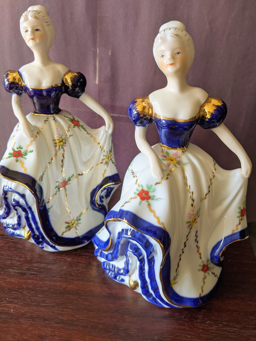 Vintage KPM Porcelain Figurines Etsy
