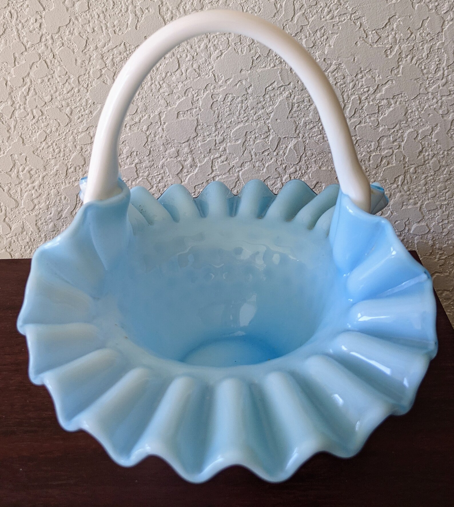 Fenton Rare Jamestown Basket 1950's Etsy
