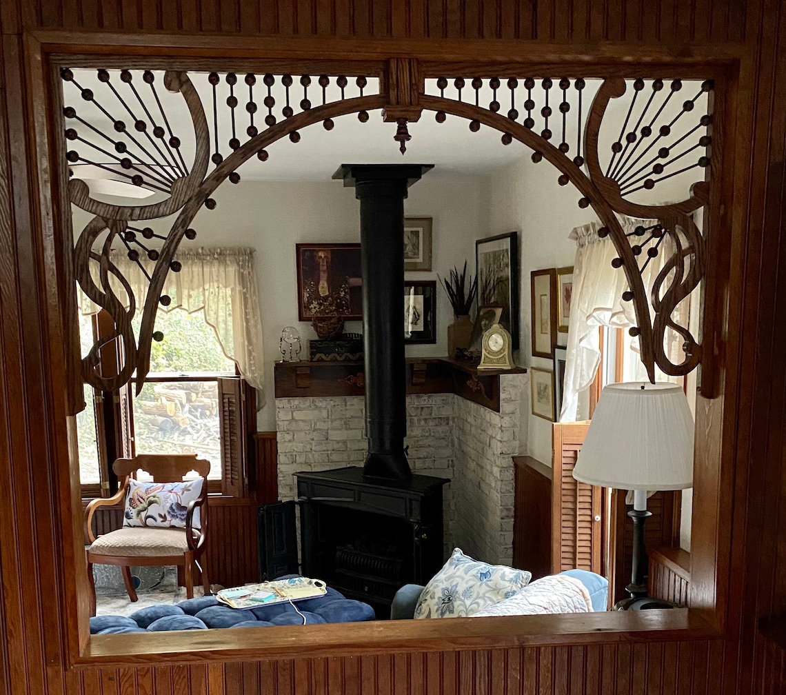Wooden Victorian Fretwork Spandrel Timber Cut Archway Hallway Etsy