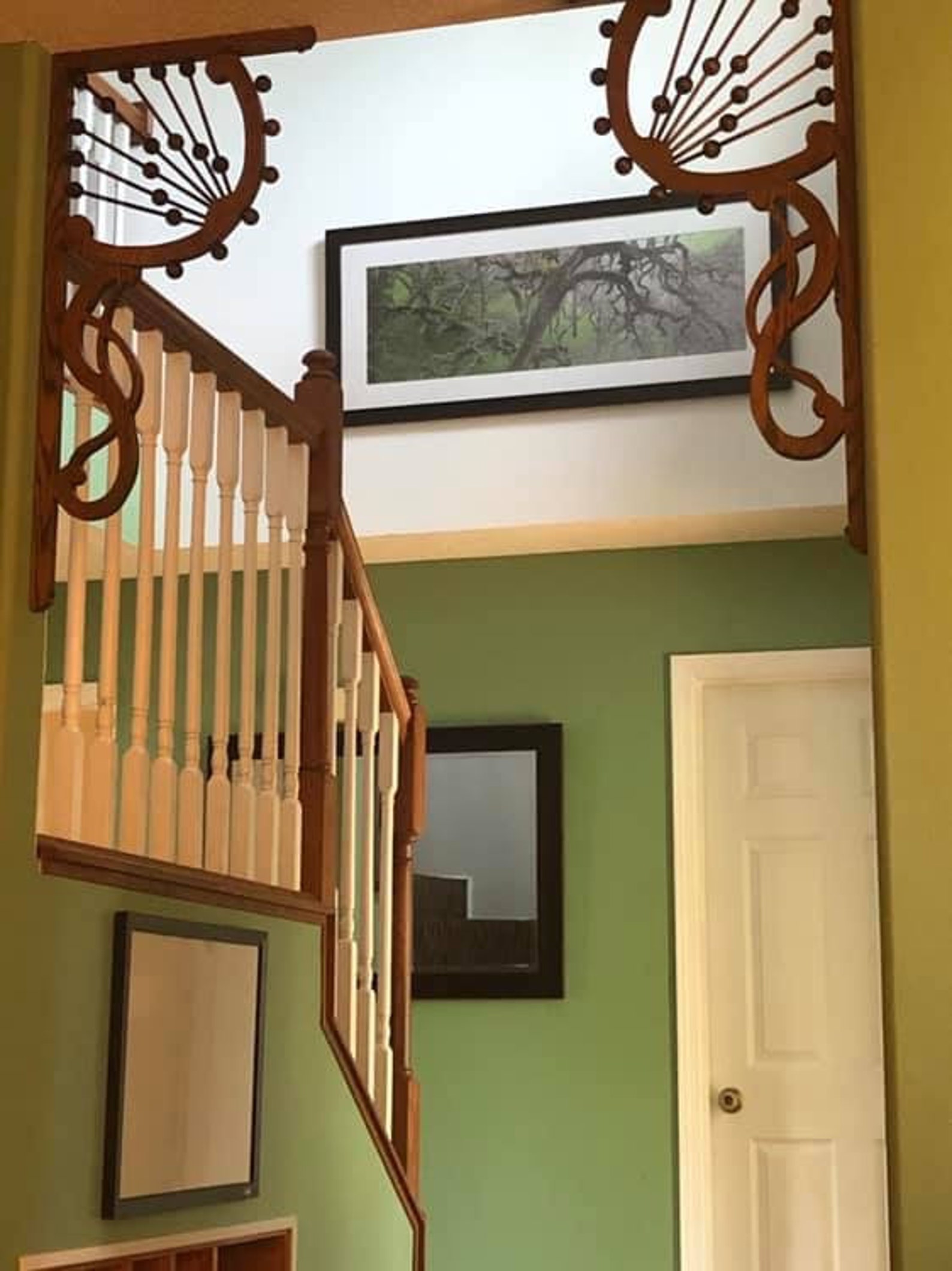 Victorian Corner Fan Set Art Nouveau Etsy