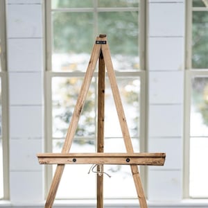 Gold Easel for Wedding, Floor Easel Stand for Wedding Sign, Solid Wood  Easle FREE SHIPPING -  Ireland