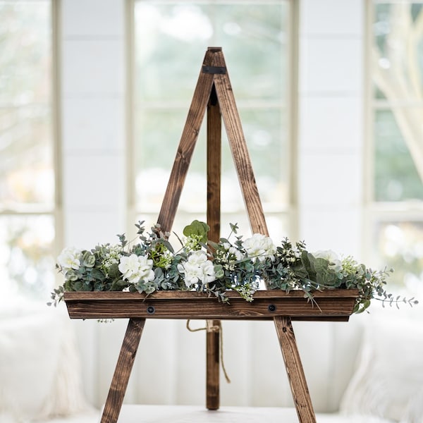 34" Large Table Top Easel Rustic Display Wedding Easel Studio Wood Easel Art Easel Rustic Wooden Stand