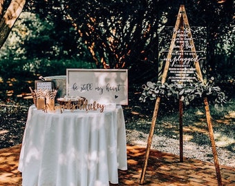 Wedding Easel Etsy