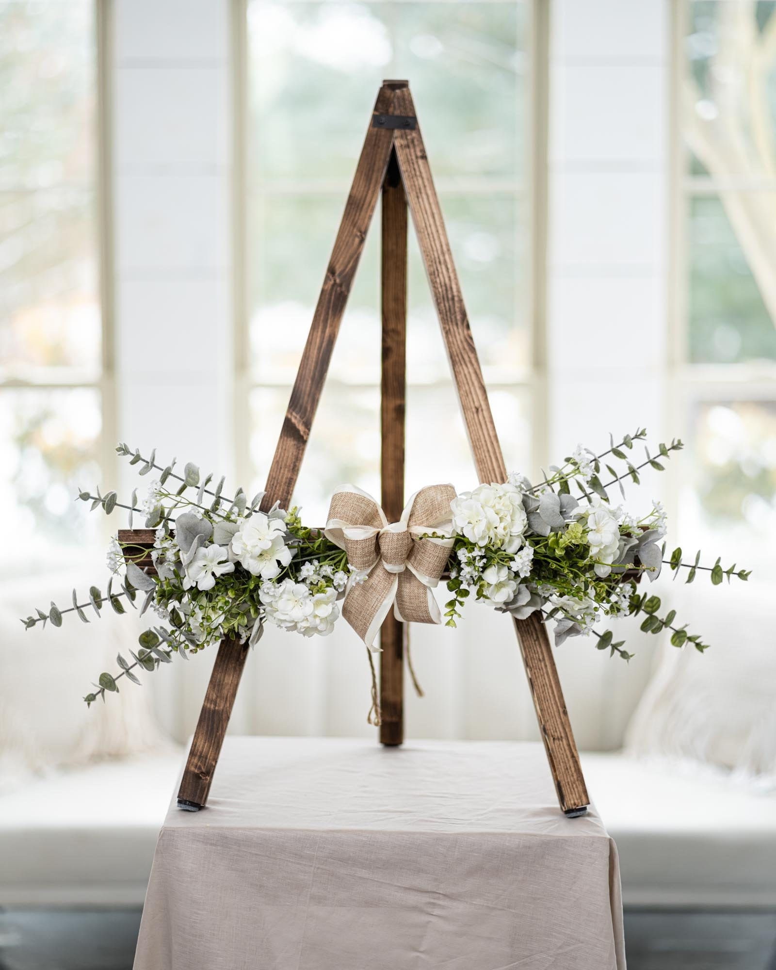 Wood Easel Stand for Wedding Sign, Picture Photo Display Easel