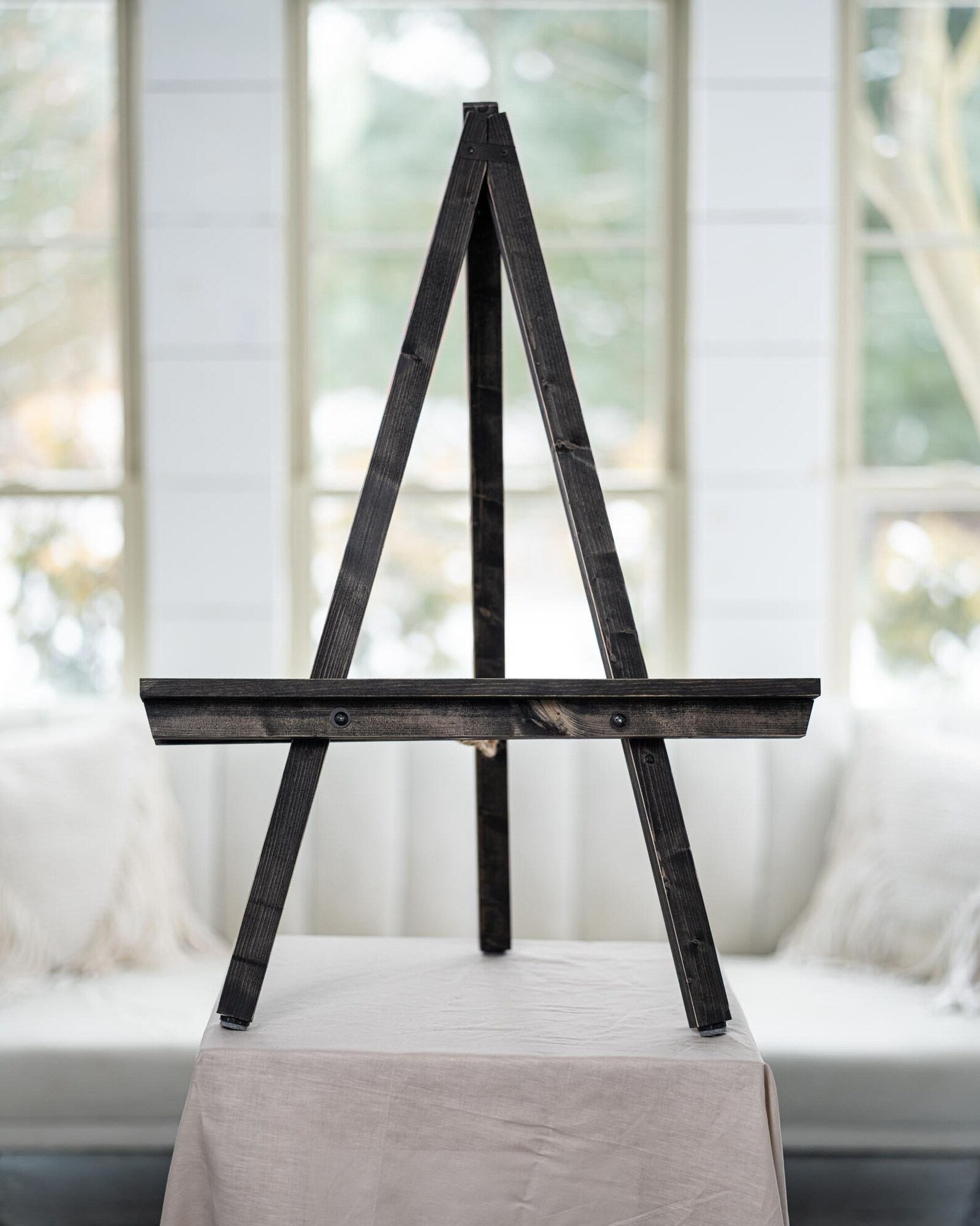 Large Table Top Easel Rustic Display Wedding Easel Studio Wood Etsy