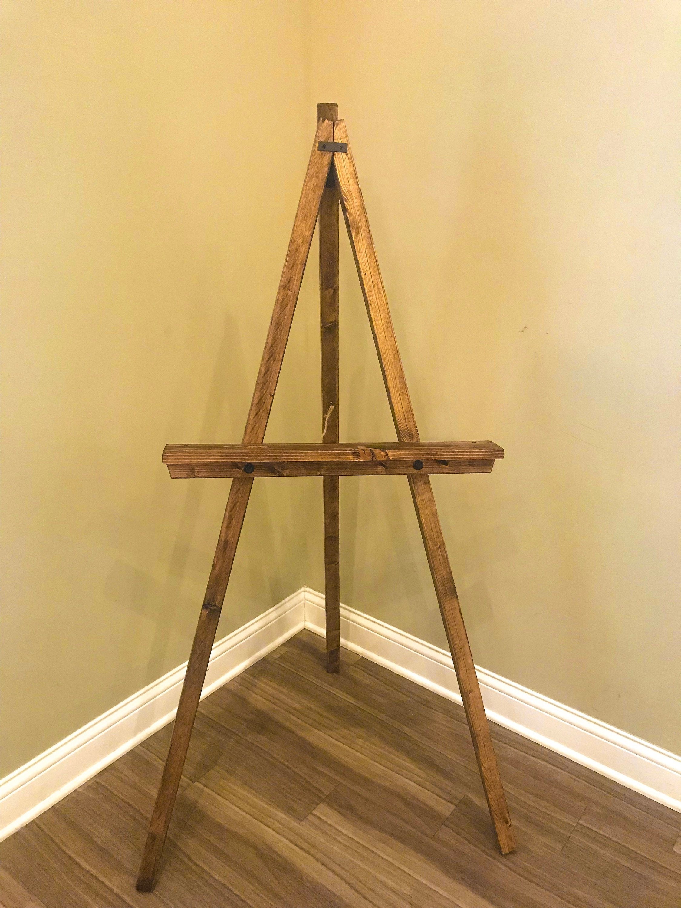 Rustic Display Wood Easel Wedding Easel Studio Easel Art Easel Etsy