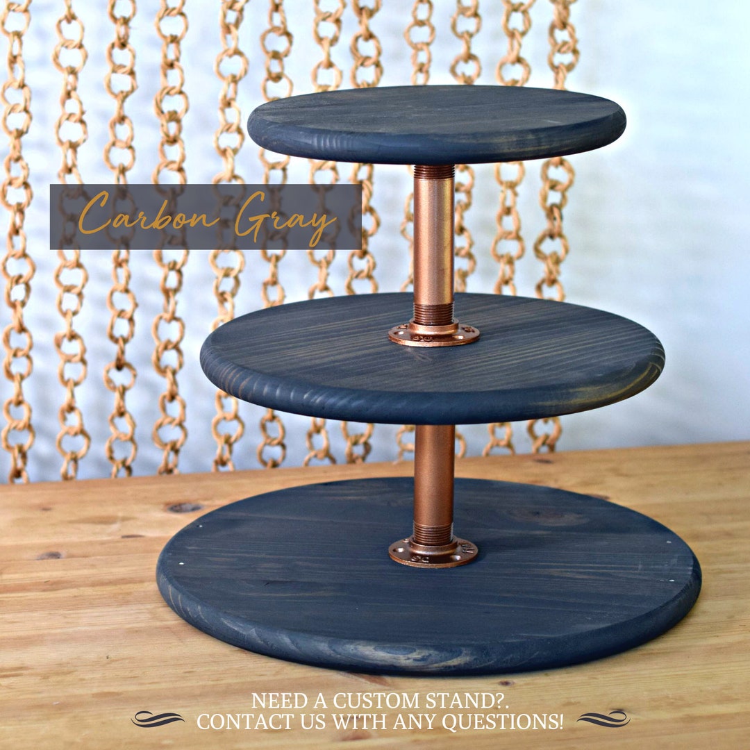Wood Cupcake Tiered Stand Rustic Cake Tier Display Wedding and Etsy