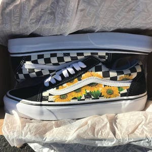 customs sunflowers old skool