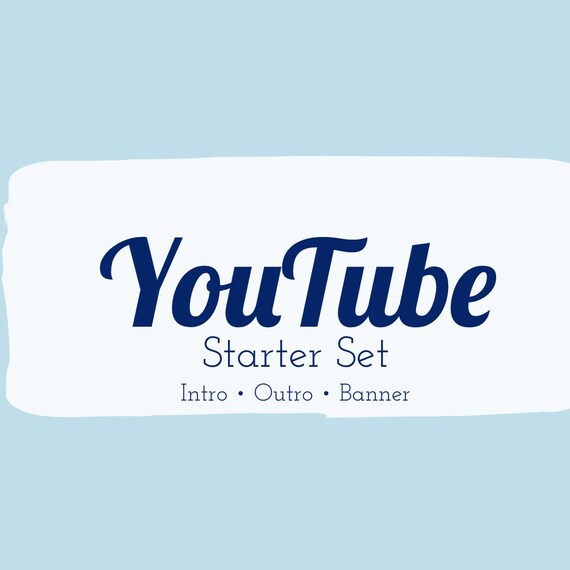 custom youtube channel art youtube intro youtube outro etsy custom channel art