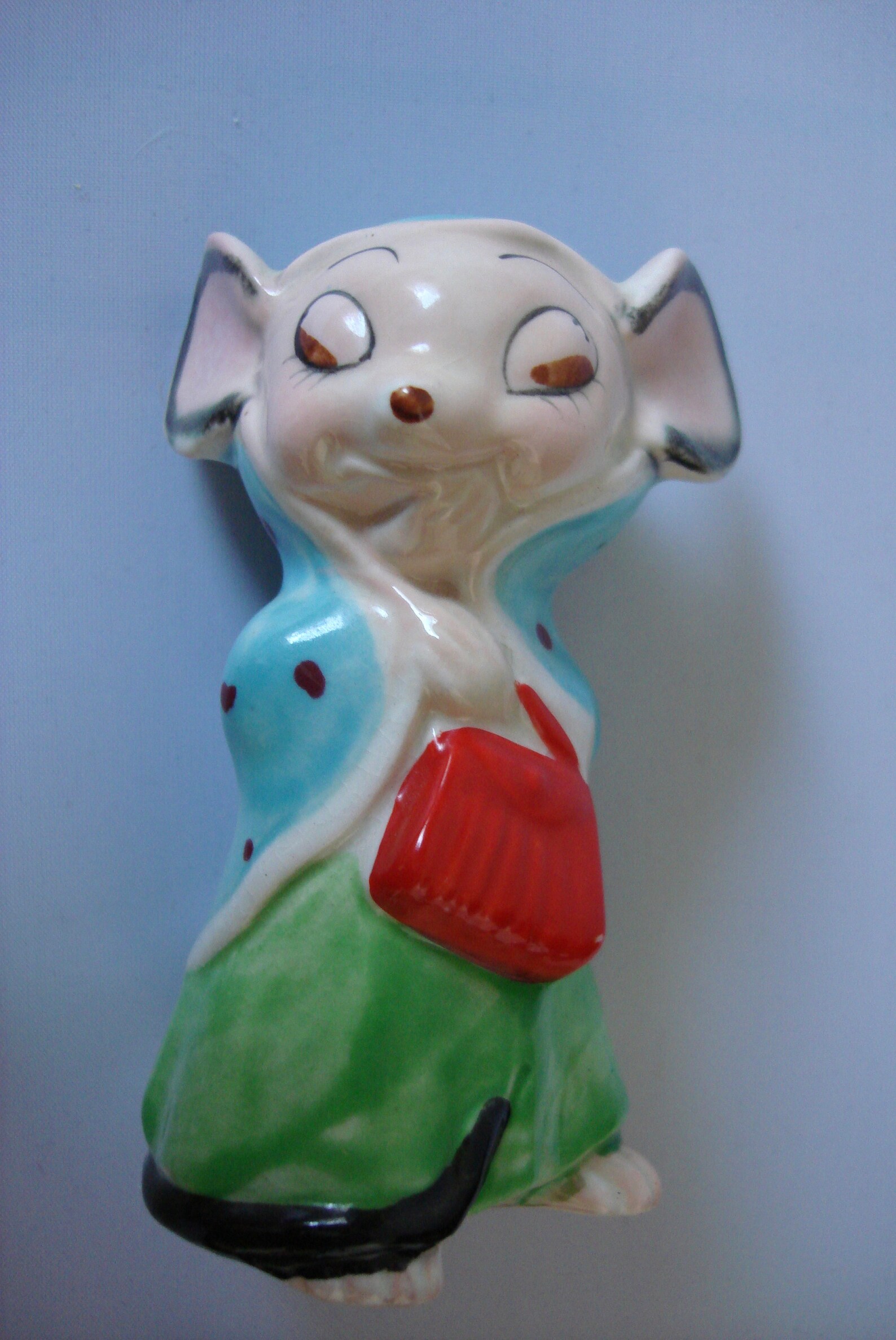 Vintage Pair of Whimsical Ceramic Mice Original Label JAPAN Etsy