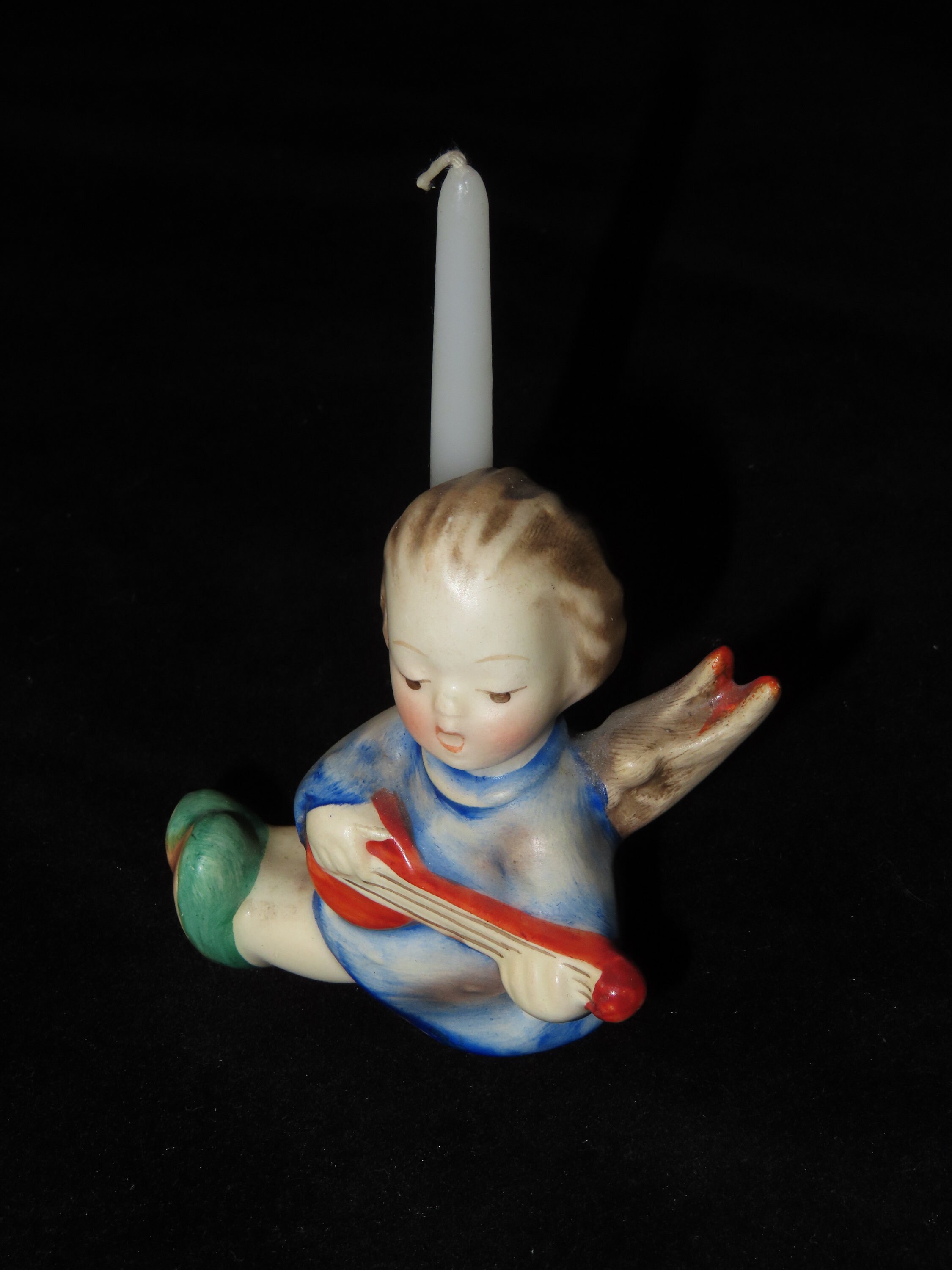 Early Hummel Angel Candle Holder Figurine Etsy