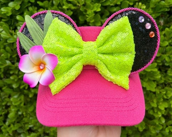 Island Girl Mouse Ear Visor Cruise Line Lookout Castaway Mouse